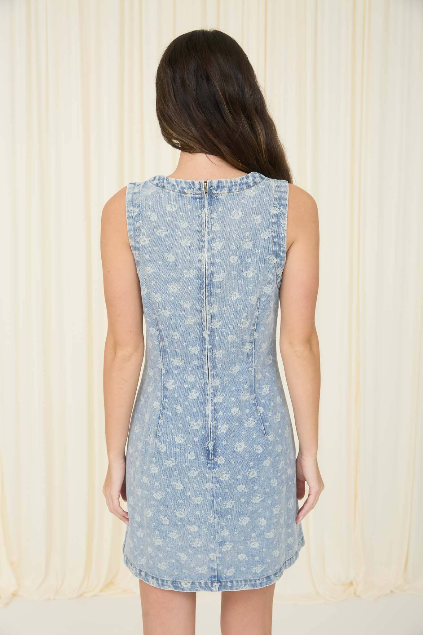 Wildflower Wash Denim Dress