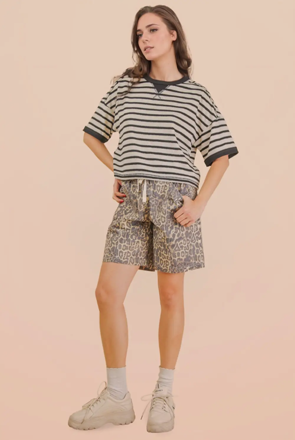 Bonjour Stripe Top