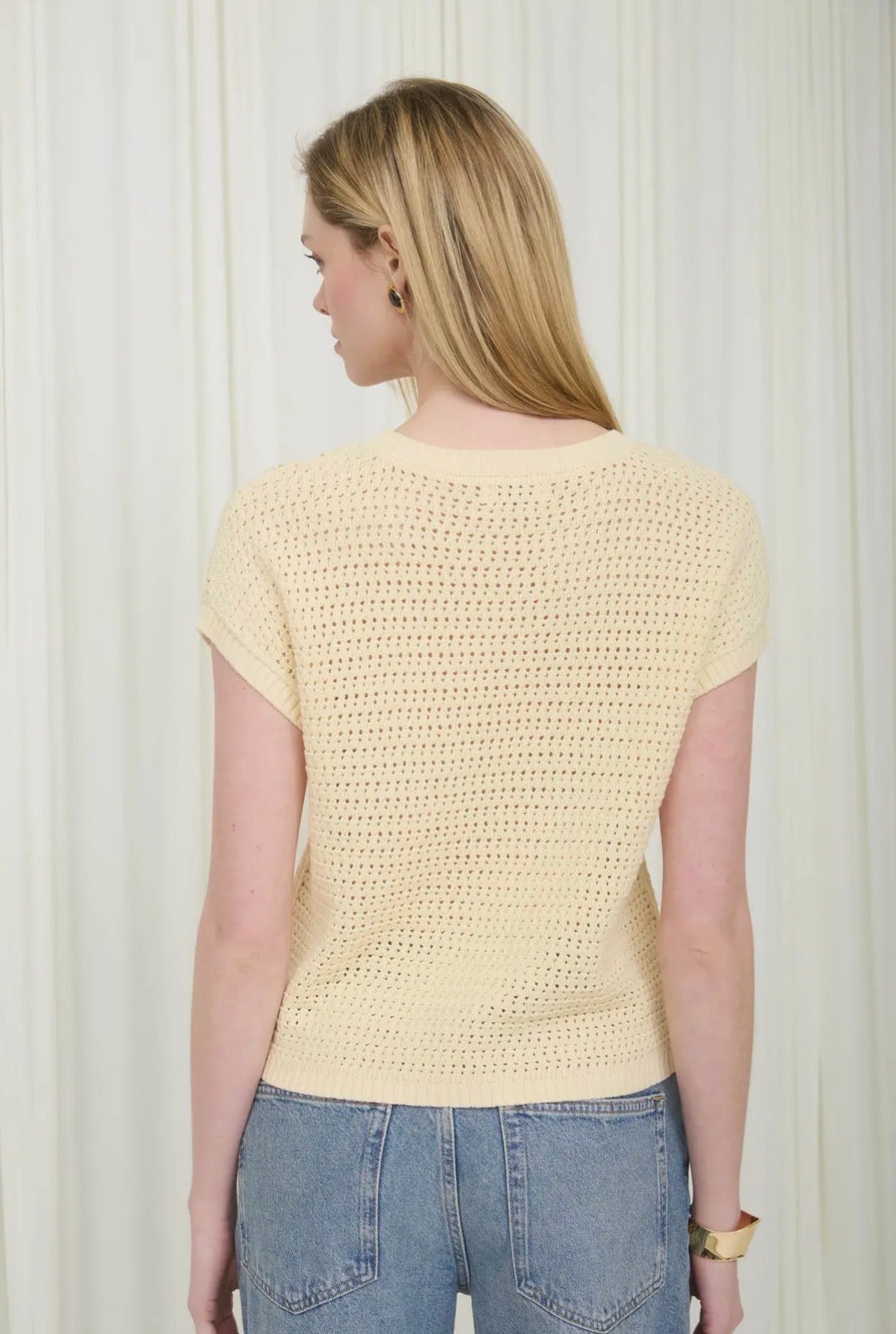 Buttercream Breeze Knit Top
