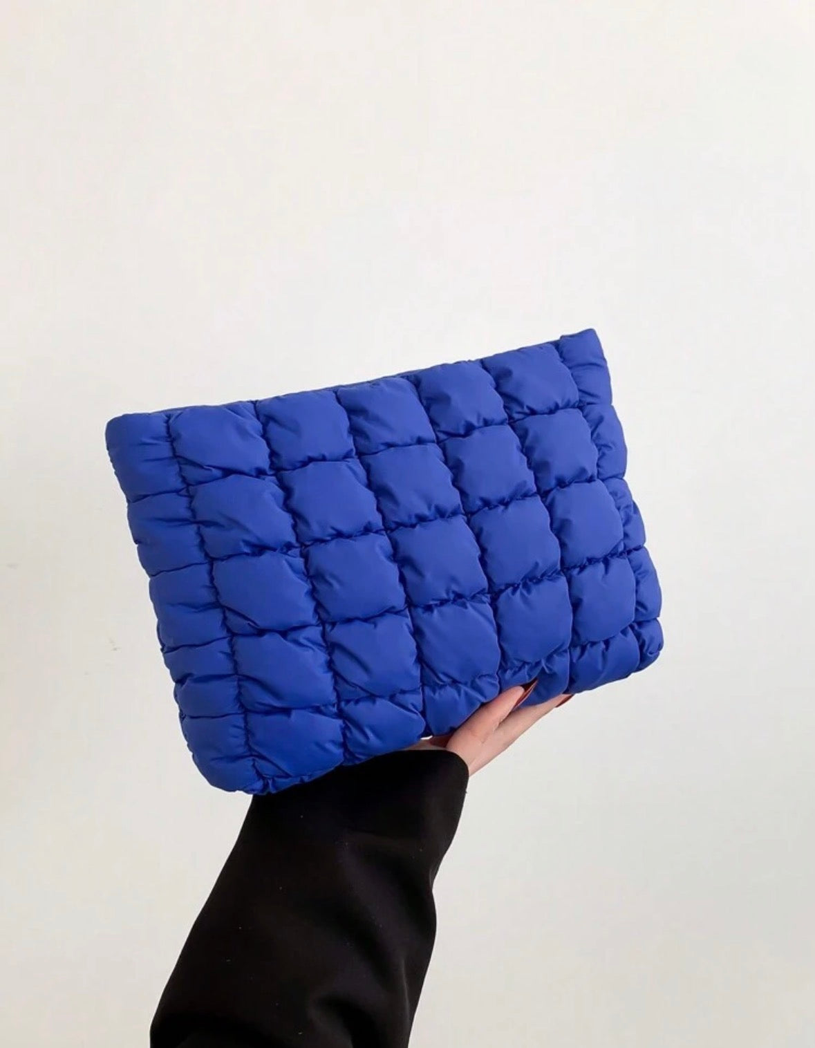 The Jet Set Quilted Cosmetic Pouch