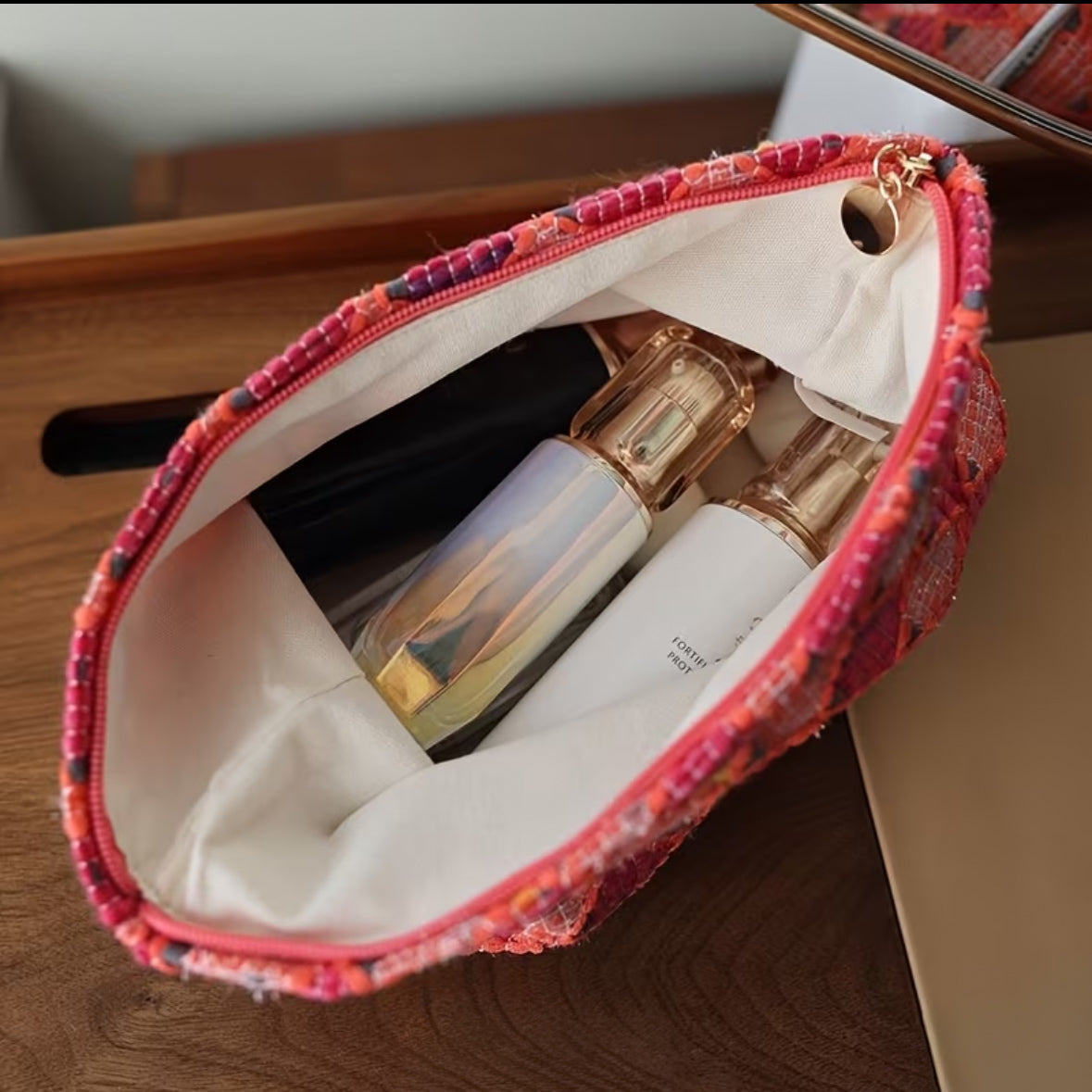 Marbella Woven Cosmetic Bag