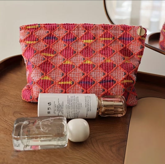 Marbella Woven Cosmetic Bag