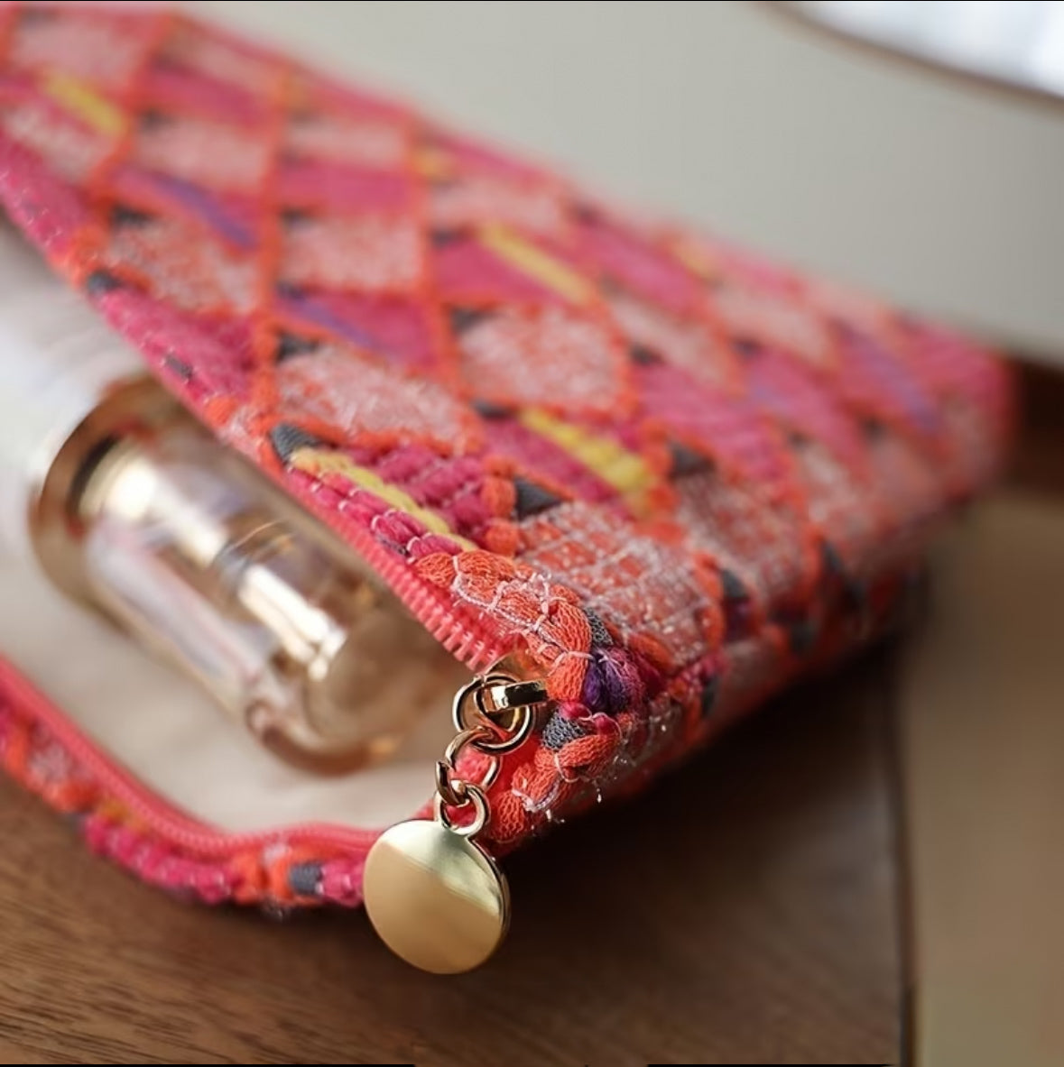 Marbella Woven Cosmetic Bag