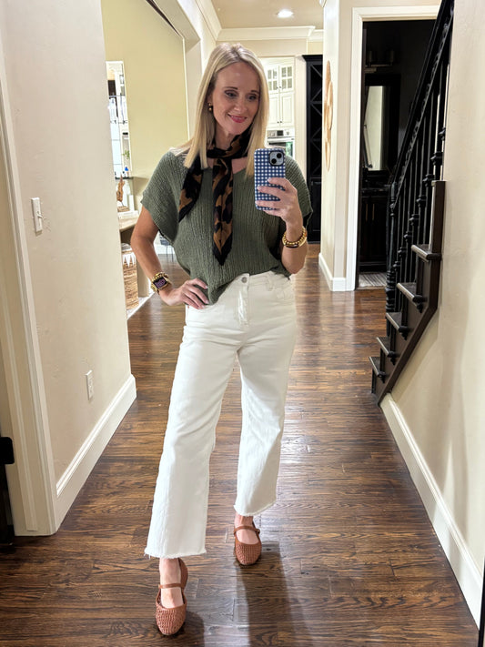 Olive Grove Lightweight Knit Top