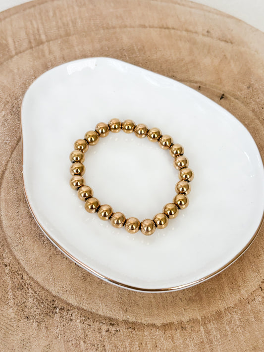 Monroe Gold Ball Bracelet
