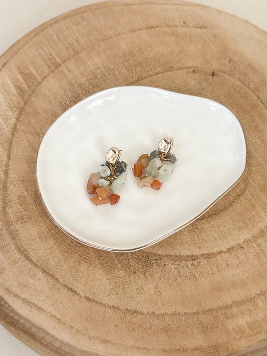 Autumn Grove Stone Drop Earrings