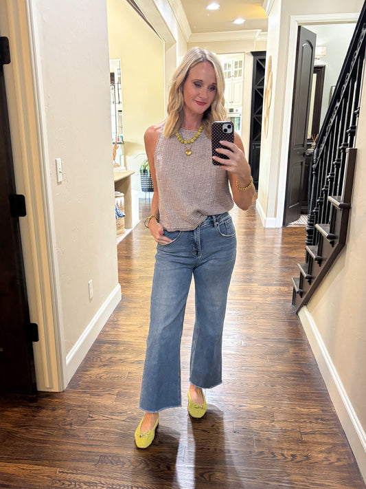 Harbor Wide Leg Crop Jean