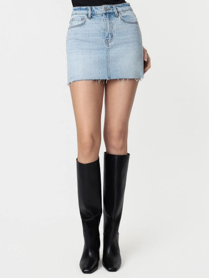 Off Duty Denim Skirt