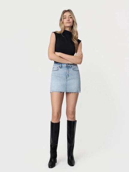 Off Duty Denim Skirt