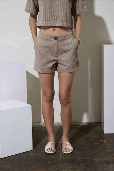 Driftwood Stripe Short